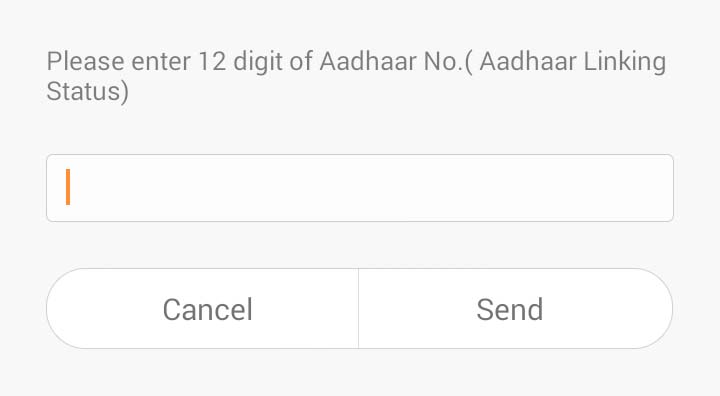 Enter 12 Digit Aadhaar Number