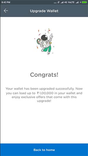 MobiKwik Wallet Upgraded via Aadhar No.