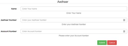 Link Aadhaar Number with United Bank of India Account