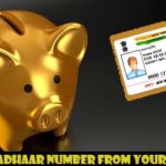 Delink Aadhaar Number from your Bank Account