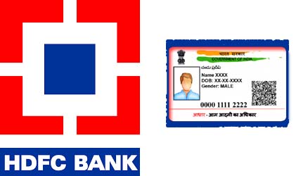 Aadhaar Enrolment and Update in HDFC Bank