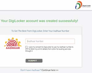 Digilocker Aadhaar