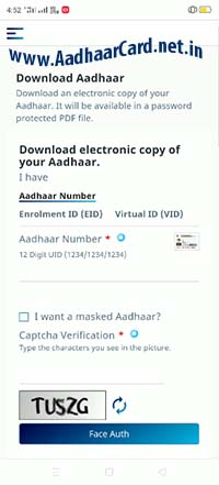 Download Aadhaar by Face Auth