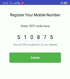 mAadhaar App Register OTP