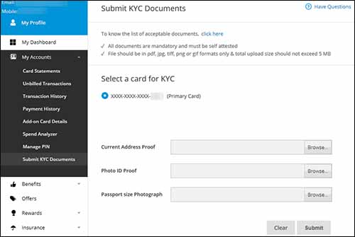 Link Aadhaar with SBI Credit Card