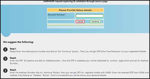 Aadhaar Request Capture PNB