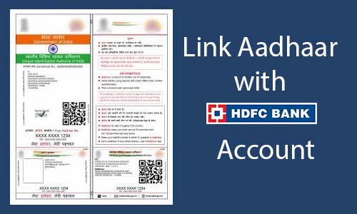 Link Aadhaar with HDFC Bank Account