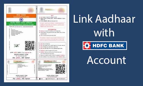 How To Link Aadhaar With Hdfc Bank Account Aadhaar Card 0082