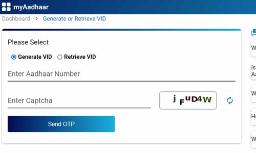 What Is Aadhaar Virtual ID VID Generator And How To Generate It 