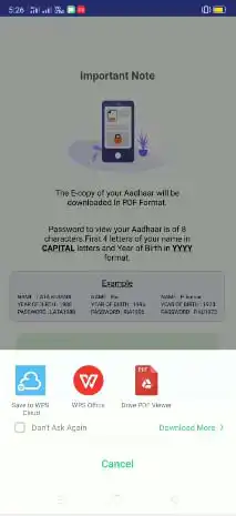 mAadhaar App Download Aadhaar Open