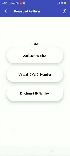 mAadhaar Download Aadhaar