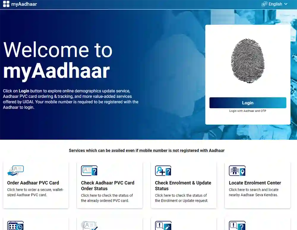 Welcome to my Aadhaar