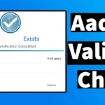 Aadhar Card Validity Check