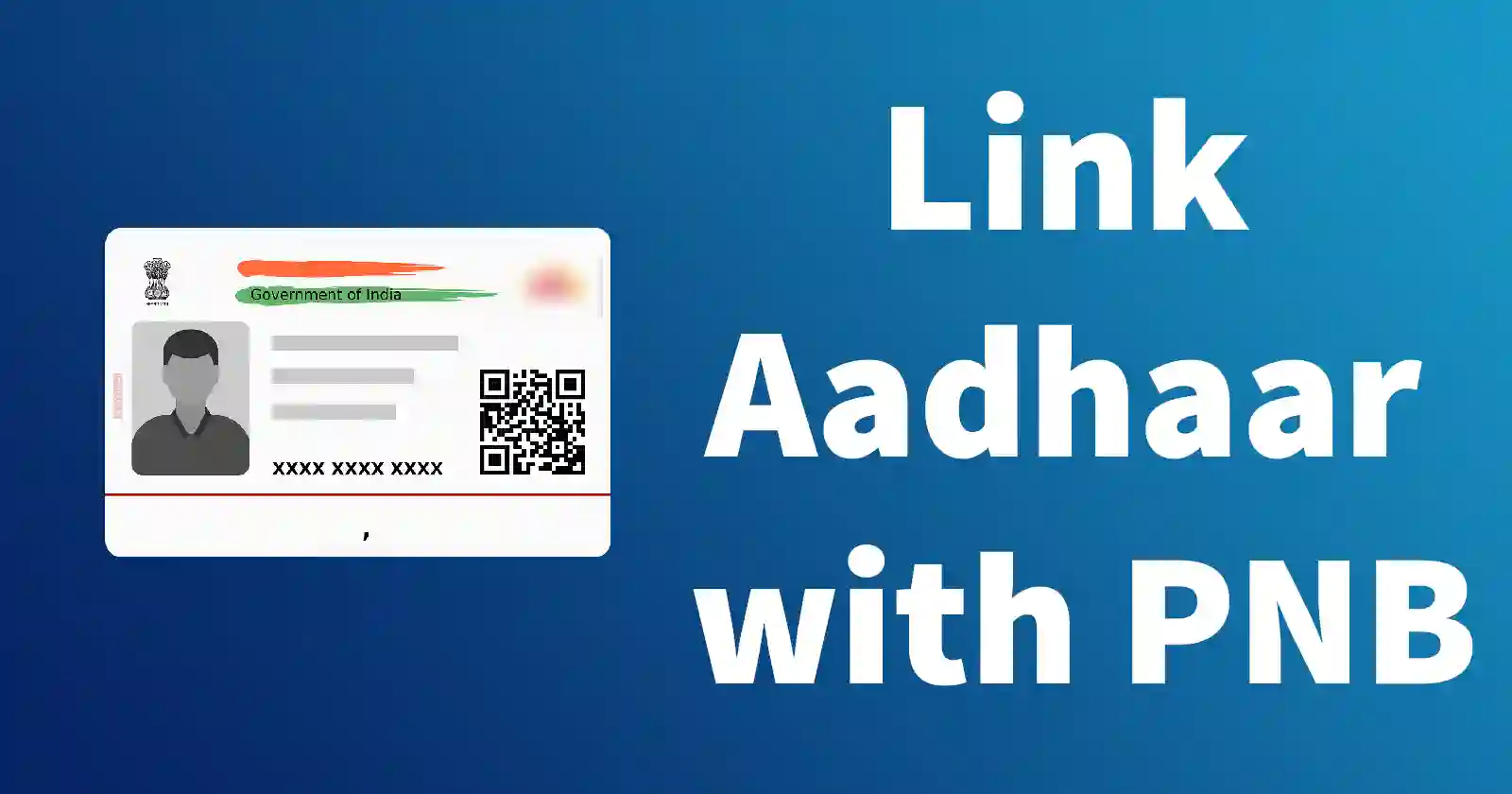 Punjab National Bank Aadhaar Link